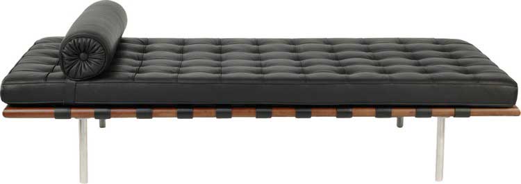 Daybed Barcelona by Mies van der Rohe designed in 1930