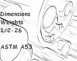 Dimensions/Weights 1/2-26