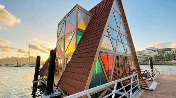 The Floating Music Hub in Mindelo, Cape Verde