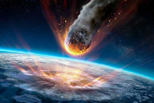 Asteroid slammed into Earth