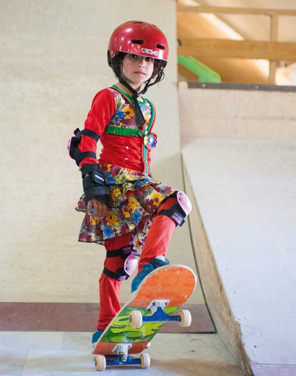 Young Afghan Skateboarders