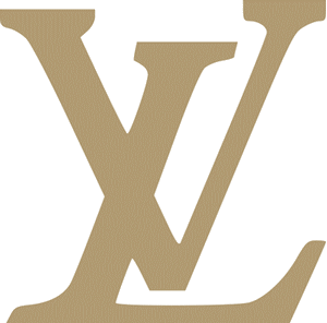 Louis Vuitton Brown Logo