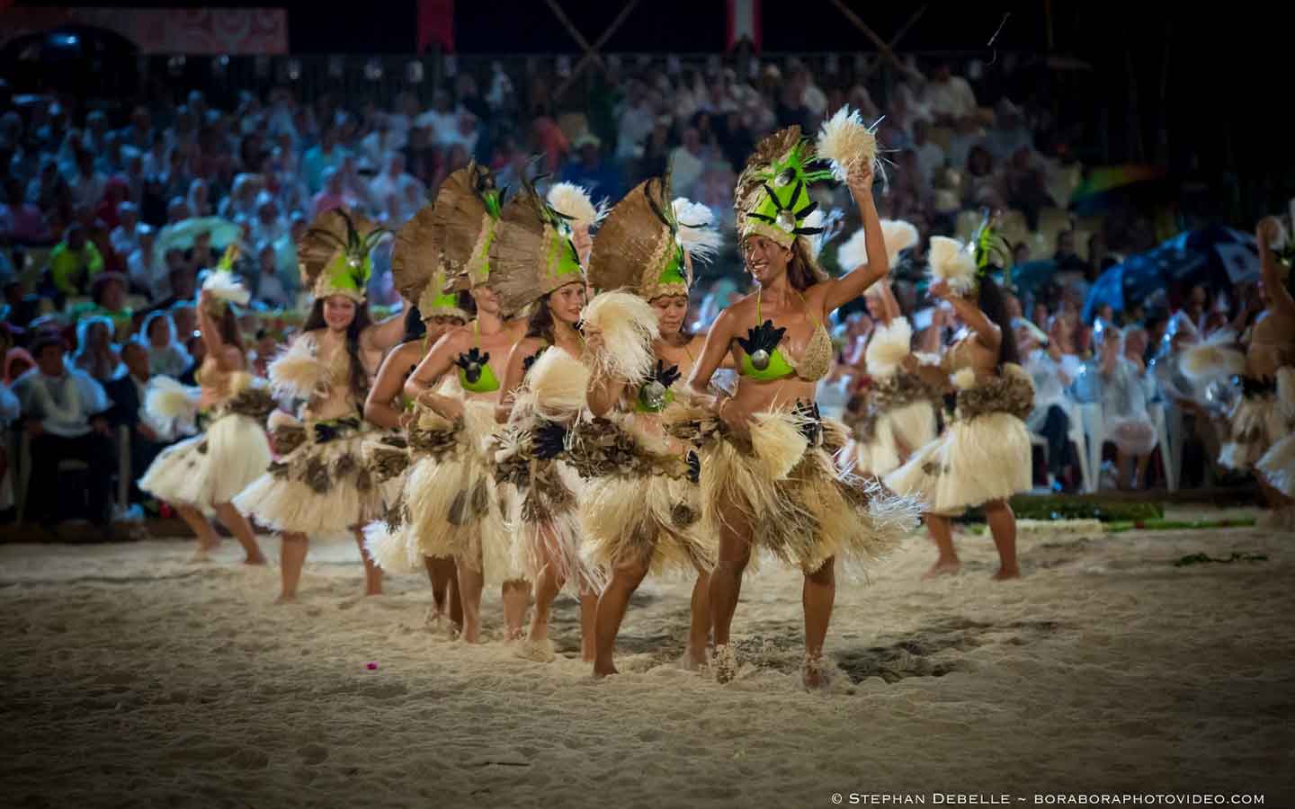 Opening night of the Heiva 2015 in Bora Bora