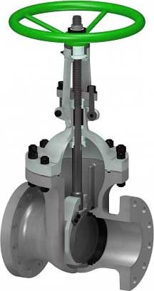 Parallel slide gate valve